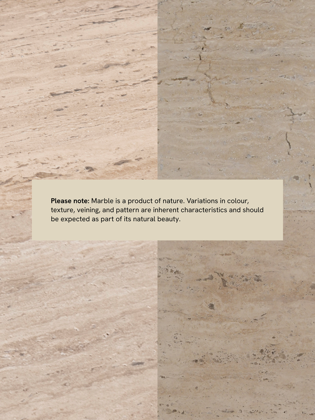 Eterna Travertine Coffee Table