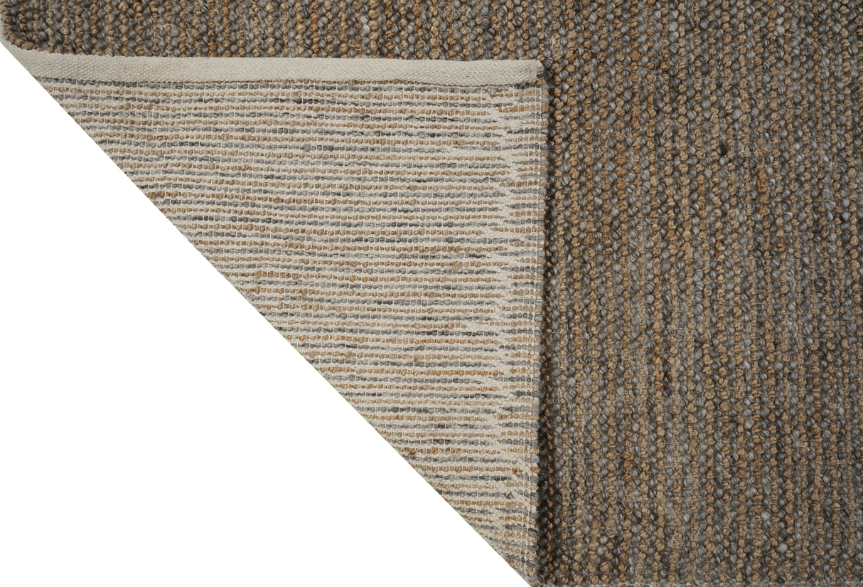 Cameron Brown Hand Woven Wool-Jute Rug