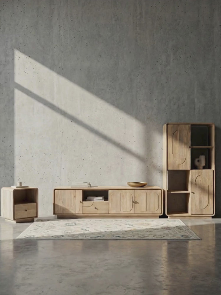 Luce Mango Wood Two Door Cabinet