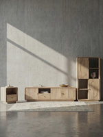 Luce Mango Wood One Drawer Bedside Table